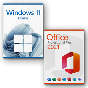 Microsoft Windows 11 Home + Microsoft Office 2021 Professional Plus