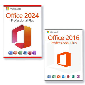Microsoft Office 2024 Professional Plus + Microsoft Office 2016 Professional Plus Licenza per 3 PC
