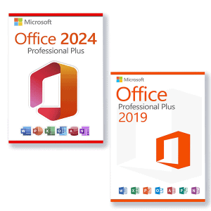 Microsoft Office 2024 Professional Plus + Microsoft Office 2019 Professional Plus Licenza per 3 PC