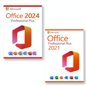 Microsoft Office 2024 Professional Plus + Microsoft Office 2021 Professional Plus Licenza per 3 PC