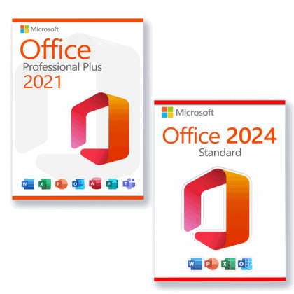 Microsoft Office 2024 Standard + Microsoft Office 2021 Professional Plus Licenza per 3 PC
