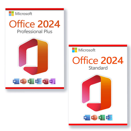 Microsoft Office 2024 Standard + Microsoft Office 2024 Professional Plus Licenza per 3 PC